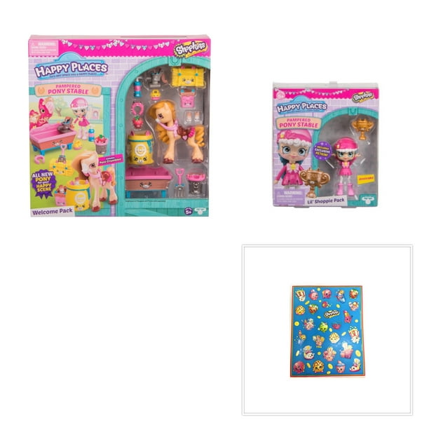 Pampered Pony Stable Shopkins Happy Places Lil Shoppie Pack Jessicake